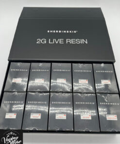 sherbinskis live resin disposable