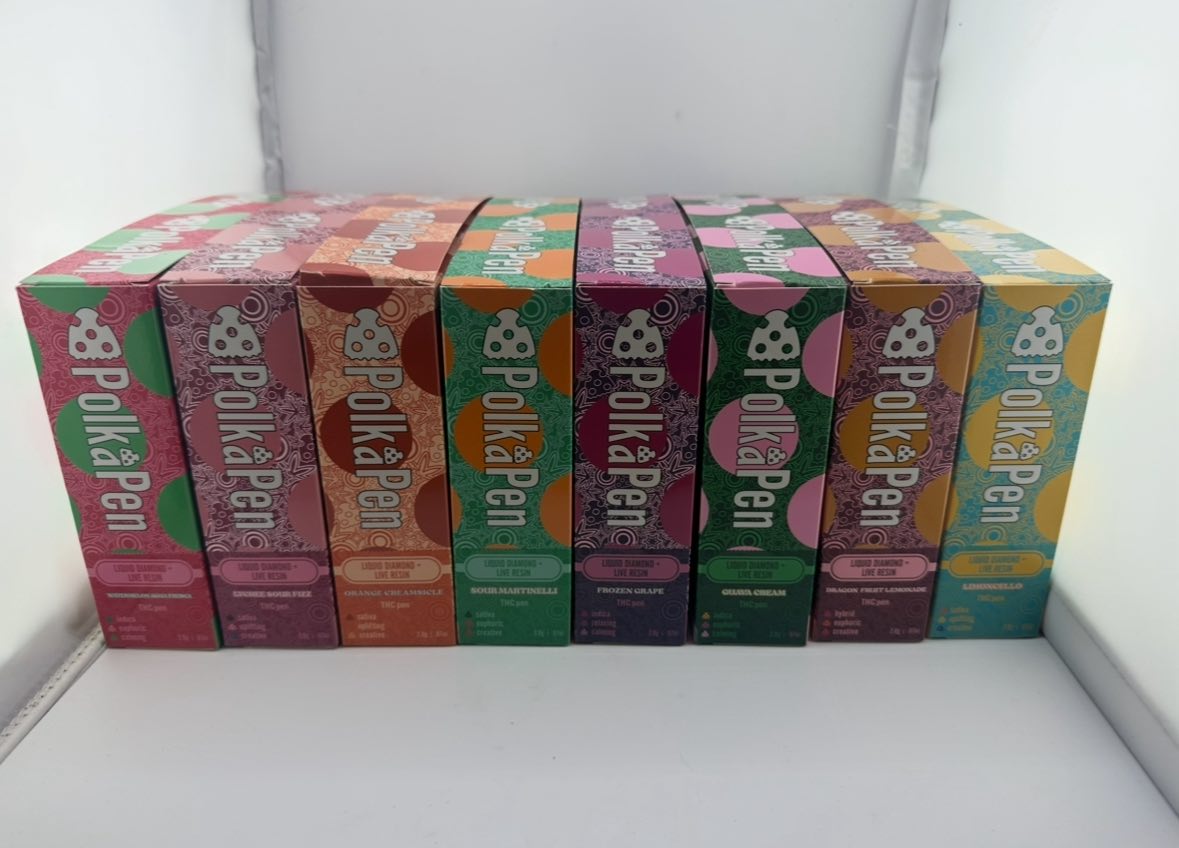 POLKADOT DISPOSABLE 2G,POLKA PEN DISPOSABLE,POLKADOT CARTS,POLKA PEN CART,POLKADOT VAPE