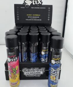 OFF Crafted Stix Prerolls,OFF PREROLLS, CRAFTED STIX PREROLLS, CRAFT ROLL 1.5 GRAMS GLASS TIP, OFF CRAFTED STIX LEMON CHERRY ACAI, OFF CRAFTED STIX JOLLY GELATO