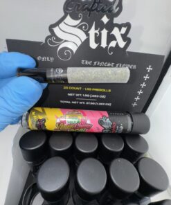 OFF Crafted Stix Prerolls,OFF PREROLLS, CRAFTED STIX PREROLLS, CRAFT ROLL 1.5 GRAMS GLASS TIP, OFF CRAFTED STIX LEMON CHERRY ACAI, OFF CRAFTED STIX JOLLY GELATO