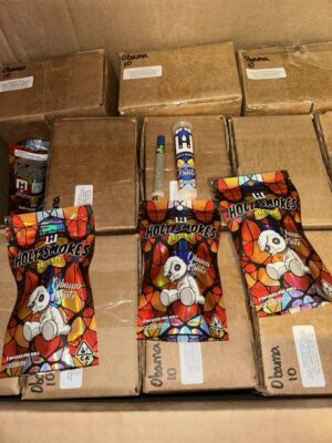 HOLY WATER INFUSED PRE ROLLS, holy smokes infused pre roll, Holy Water Holy Smokes, Holy Smokes prerolls, holy water pre rolls, holy smokes obama runtz pre rolls