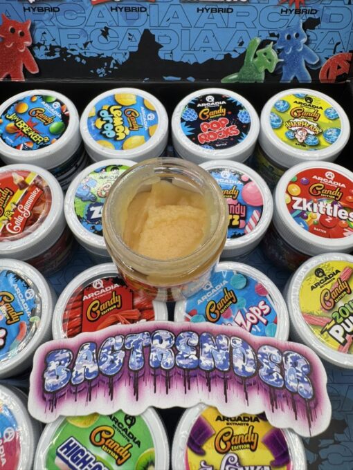 Arcadia Extracts Candy Edition, Arcadia extracts, Arcadia Extracts batter box, arcadia concentrate, arcadia extracts wax