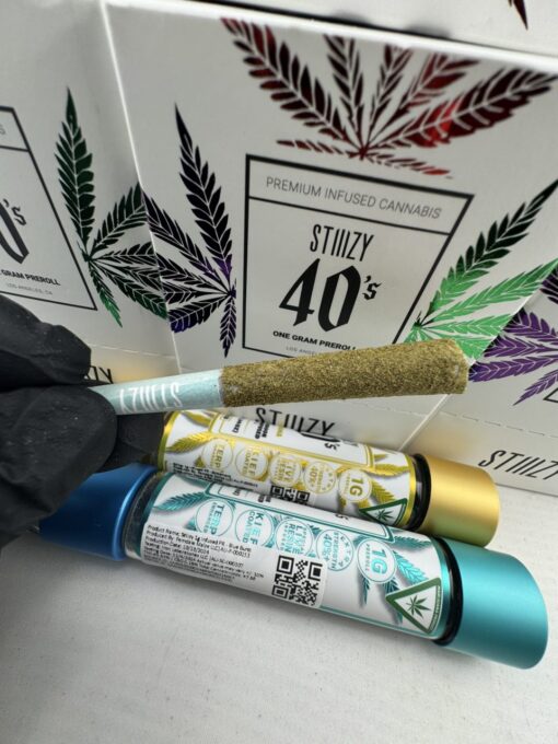 STIIIZY 40s 1G Preroll, stiiizy delivery​, stiiizy fresno​, stiiizy davis​, stiiizy 1g pre roll, stiiizy 40's infused pre rolls