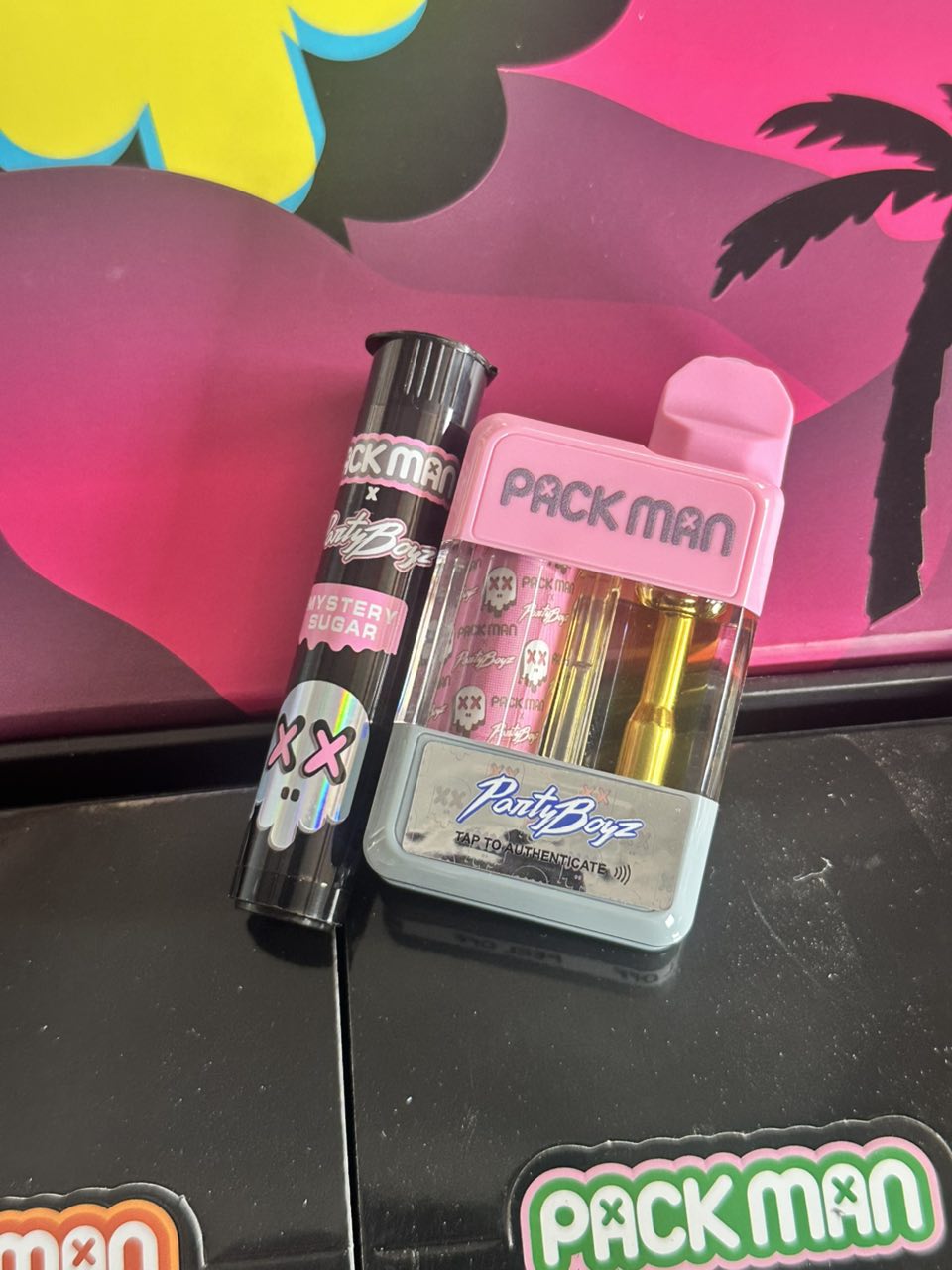 PACKMAN X PARTYBOYZ DISPOSABLE, packman vape, packman disposable, PACKMAN 3G, pack man disposable