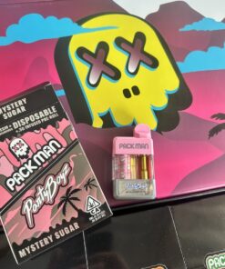 PACKMAN X PARTYBOYZ DISPOSABLE, packman vape, packman disposable, PACKMAN 3G, pack man disposable