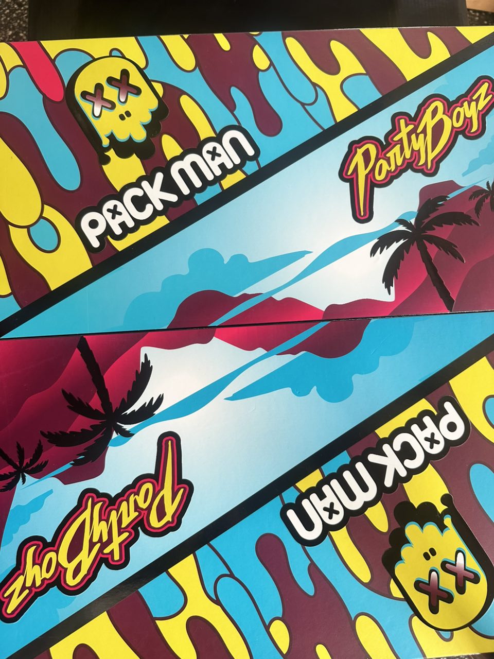 PACKMAN X PARTYBOYZ DISPOSABLE, packman vape, packman disposable, PACKMAN 3G, pack man disposable