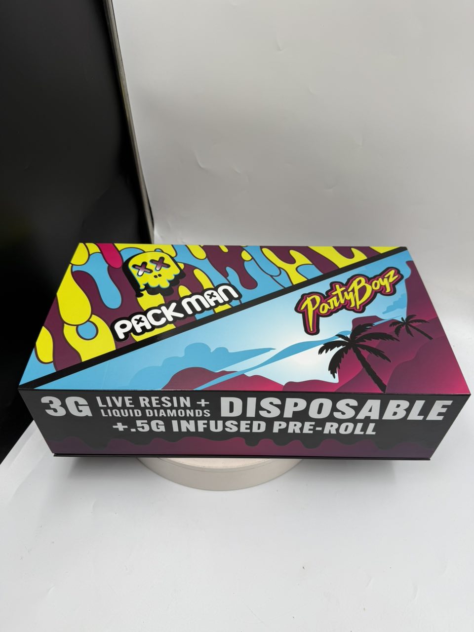 PackMan x PartyBoyz 3g, packman vape, packman disposable, pack man disposable, Packman 3g